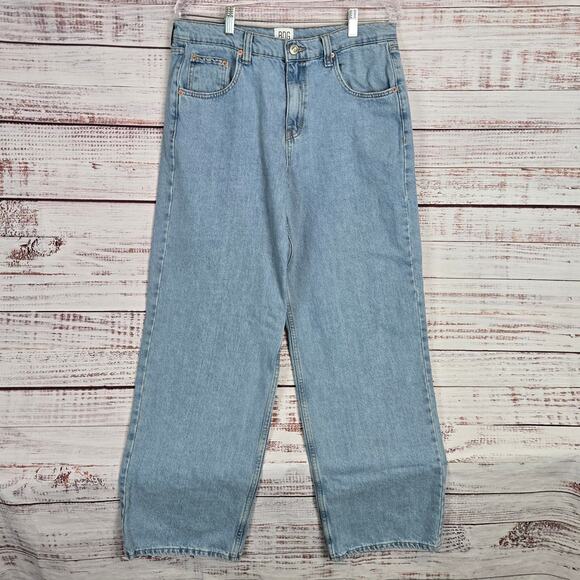 BDG Urban Outfitters Women's Boyfriend Jeans High Rise Baggy 29 Light Wash Denim - Picture 1 of 13
